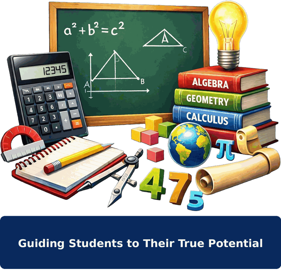 Maths tutoring — algebra, geometry, and calculus study materials